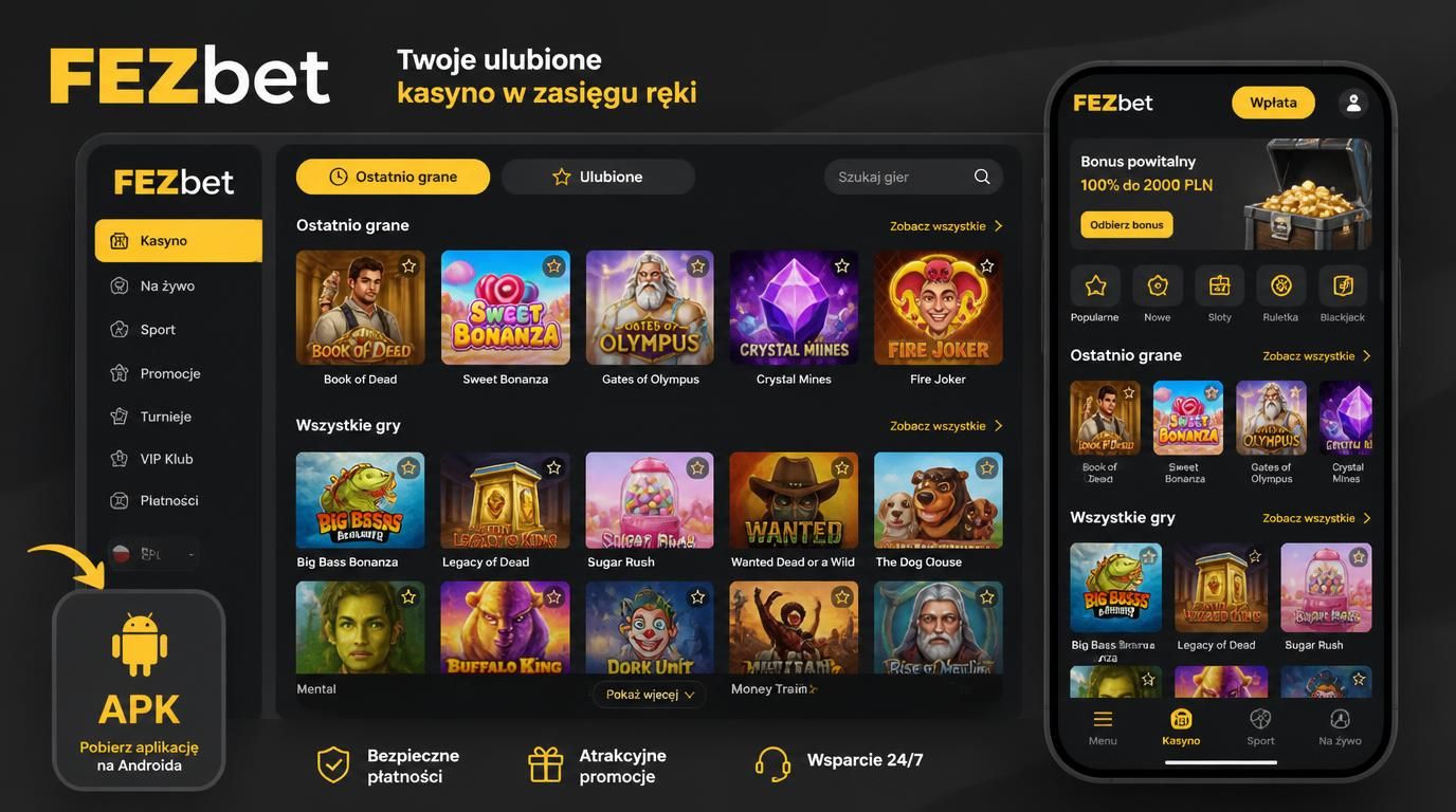  Personalizacja i skróty w aplikacji Fezbet 