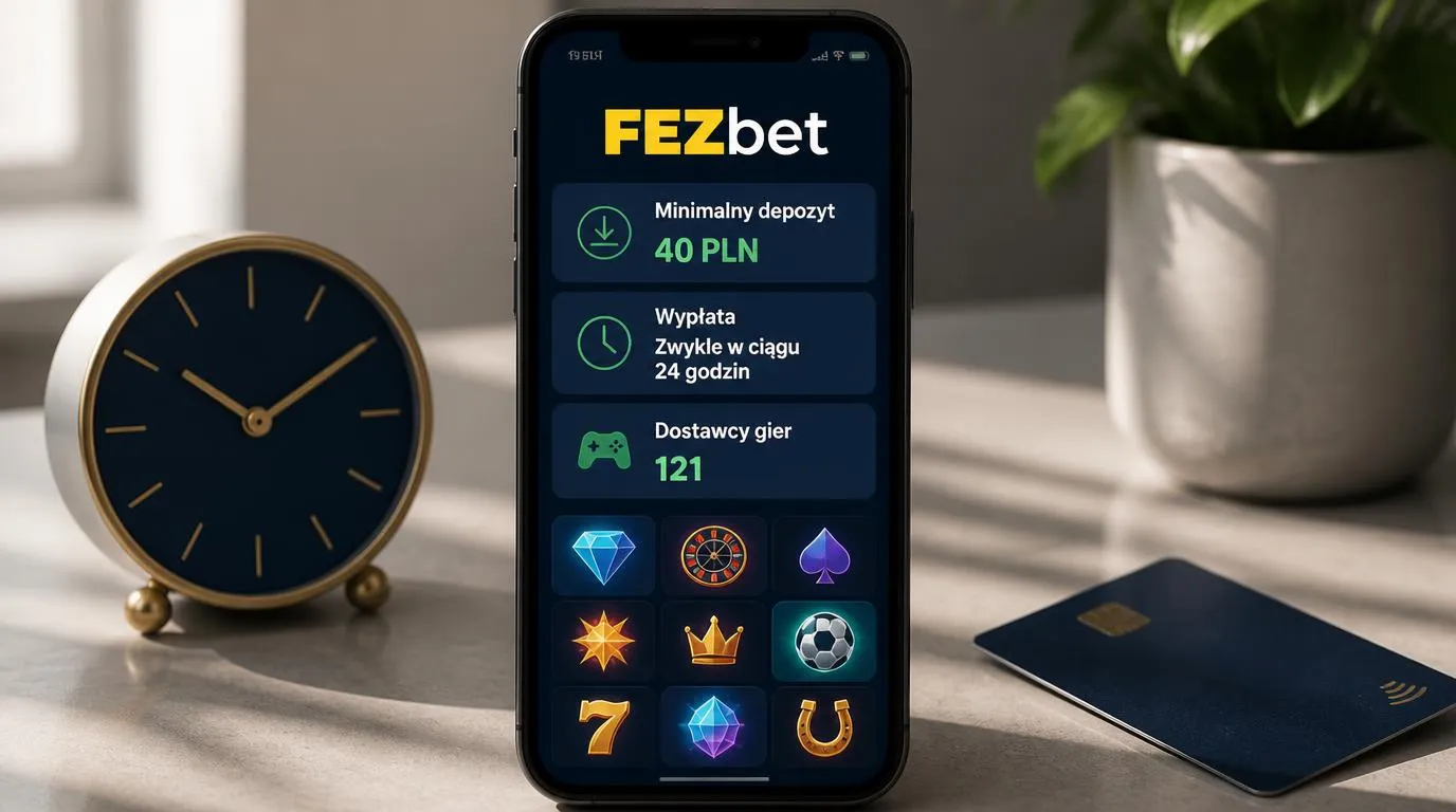 Smartfon z panelem depozytu 40 PLN, wypłatą zwykle w ciągu 24 godzin i katalogiem 121 dostawców gier